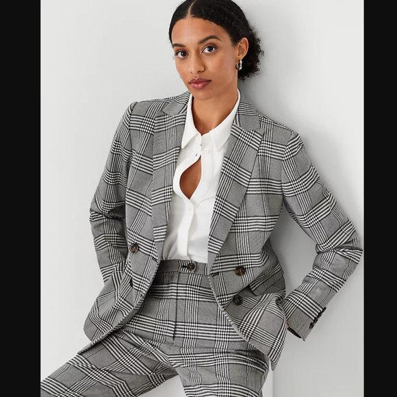 Ann Taylor Fitted Double Breasted Blazer NWOT Size 2 - Picture 8 of 8